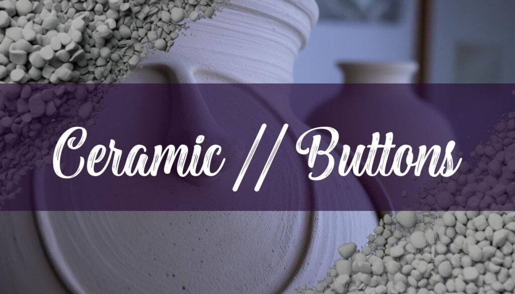 How to Make Ceramic Buttons: A DIY Guide