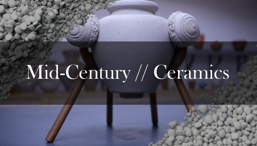 Mid-Century Modern Ceramics: A Throwback to Simplicity