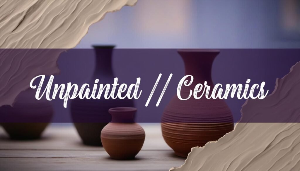 Where to Buy Unpainted Ceramics: Your Ultimate Guide
